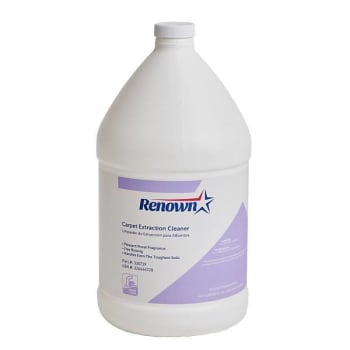 Image for Renown Carpet Extraction Cleaner 1 Gal Case Of 4 from HD Supply