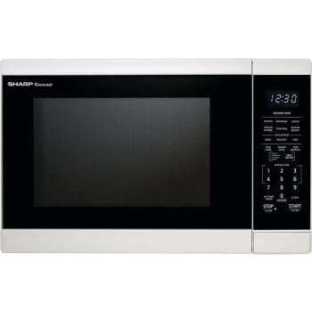 Image for Sharp 1.4-Cu. Ft. Countertop Microwave Oven In White from HD Supply