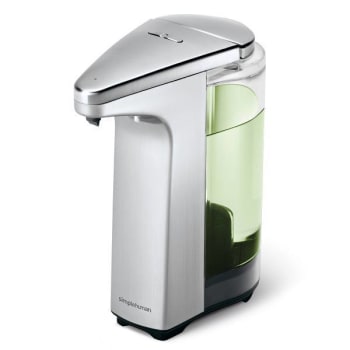 Image for Simplehuman Touch-Free Sensor Liquid Soap/sanitizer Pump Dispenser 8oz B Nickel from HD Supply