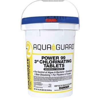 Aquaguard Power 99 3 In. 50 Lb. Chlorine Tablets W/ Shock