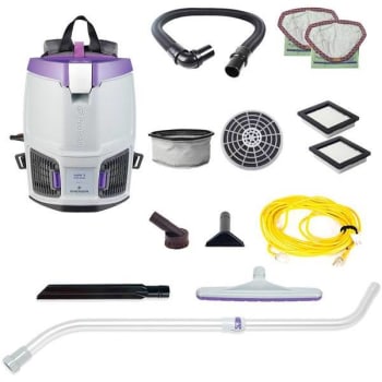 Image for Proteam Gofit 3 Qt. Corded Backpack Vacuum W/ Floor Tool, 6 Filters & Wand from HD Supply