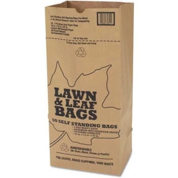 Duro 30 Gal. 16 In. X 35 In. Compostable Lawn/leaf Kraft Paper Bag