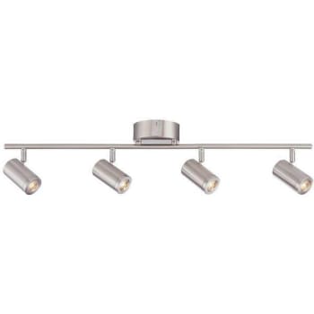 Image for Envirolite 2.5 Ft. 4-Light Integrated LED Track Lighting Kit (Brushed Nickel) from HD Supply