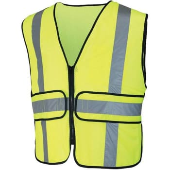 Image for HDX Hi-Visibility Class 2 Reflective Adjustable Safety Vest (Lime) from HD Supply