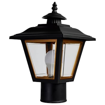 Image for Satco® 60w Lighting Post Cap (Black) from HD Supply