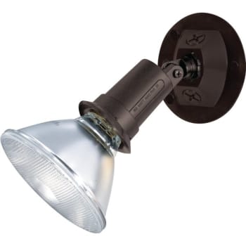 Image for Satco® Nuvo Bronze One-Light 5 Exterior Par38 Flood Light With Adjustable Swivel from HD Supply