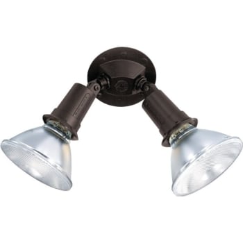 Image for Satco® Nuvo Bronze Two-Light 10 Exterior Par38 Flood Light With Adjustable Swivel from HD Supply