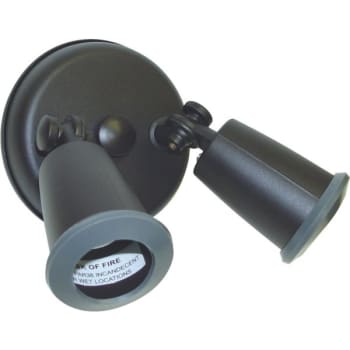 Image for Satco® Nuvo Bronze 2-Light Flood Light Exterior Par38 Holder, Adjustable Swivel from HD Supply