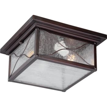 Image for Satco® Nuvo Vega 11.625 In. 2-Light Outdoor Ceiling Light (Classic Bronze) from HD Supply