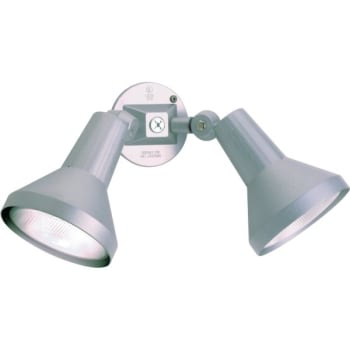 Image for SATCO® Nuvo Gray Two-Light 15 Exterior PAR38 Flood Light With Adjustable Swivel from HD Supply