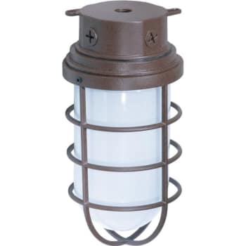 Image for Satco® Nuvo Old Bronze One-Light 11 Industrial Surface Mount With Frosted Glass from HD Supply