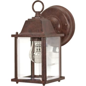 Image for Satco® Nuvo Brentwood 4.38 X 8.63 In. 1-Light Outdoor Lantern (Old Bronze) from HD Supply