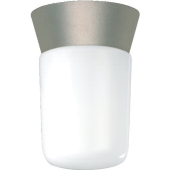 Image for Satco® Nuvo 4.25 In. 1-Light Outdoor Ceiling Light (Satin Aluminum) from HD Supply