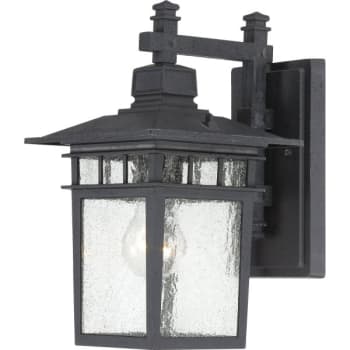 Image for Satco® Nuvo Cove Neck 7 X 11.75 In. 1-Light Outdoor Lantern (Textured Black) from HD Supply