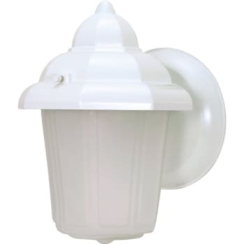 Satco® Nuvo Brentwood 6.5 x 8.87 in. 1-Light Outdoor Lantern (White)