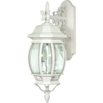 Image for Satco® Nuvo Central Park 7.38 X 22.75 In. Down Arm 3-Light Outdoor Lantern (White) from HD Supply