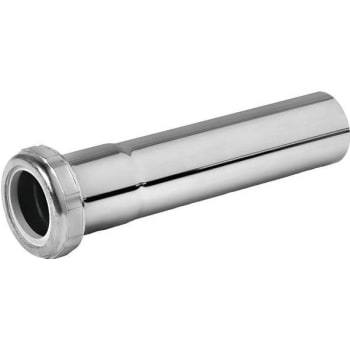 Image for Dearborn Brass 1-1/4 in. x 6 in. Chrome-Plated Brass Slip-Joint Sink Drain Extension Tube from HD Supply