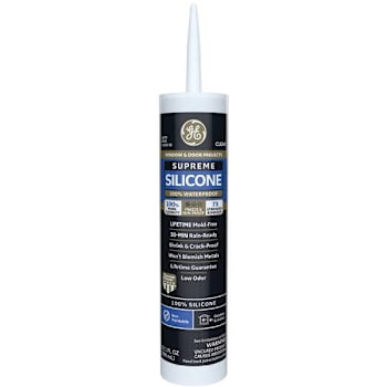 Image for Ge 9.5 Oz. Paintable Supreme White Silicone Kitchen And Bath Sealant (12-Case) from HD Supply