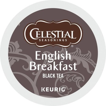 Celestial Seasonings English Breakfast Blk Tea Caffeinated K-Cups Package Of 24