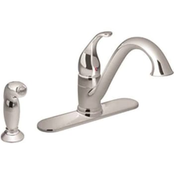 Image for Moen Camerist Lead Free 1-Handle Standard Kitchen Faucet With Spray (Chrome) from HD Supply