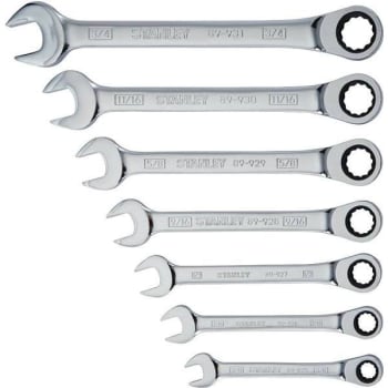 Image for Stanley SAE Ratcheting Wrench Set from HD Supply