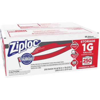 Image for Sc Johnson Professional Ziploc Brand Seal Top Storage Packages Gal Case Of 250 from HD Supply