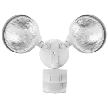 Image for Globe Electric Wired Motion Par Security Dualbrite White Plastic 180 Degree 50ft from HD Supply