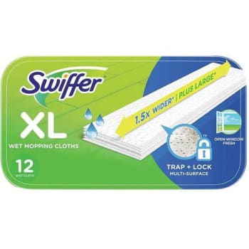 Swiffer XL Wet Mopping Cloth Refills W/ Open Window Scent (6-Case)
