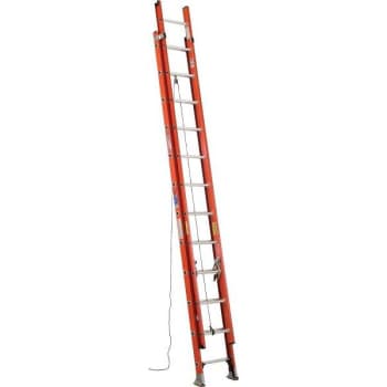 Image for Werner 24 Ft. 300 Lbs. Load Capacity Type-Ia Fiberglass Extension Ladder from HD Supply