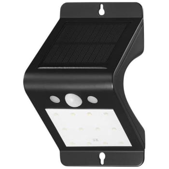 Image for Globe Electric Solar Motion Led Security Wedge Blk 250lm 4000k 90 Degree 18ft from HD Supply