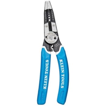 Image for Klein Tools Klein-Kurve® Heavy-Duty Wire Stripper / Cutter / Crimper, 8-20 Awg from HD Supply