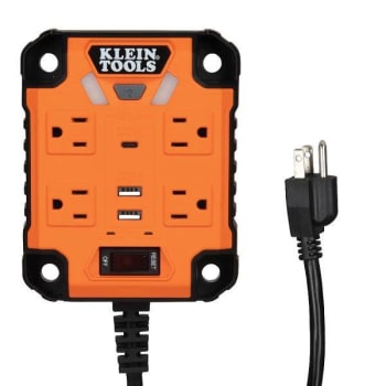 Image for Klein Tools Powerbox 1, Magnetic Mounted Power Strip With Integrated Led Lights from HD Supply