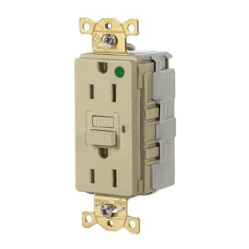Image for Hubbell Wiring Devices 15amp 125v Snapconnect Gfci Receptacle Ivory from HD Supply