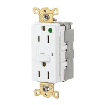Image for Hubbell Devices 15amp 125v Snapconnect Gfci Receptacle White from HD Supply