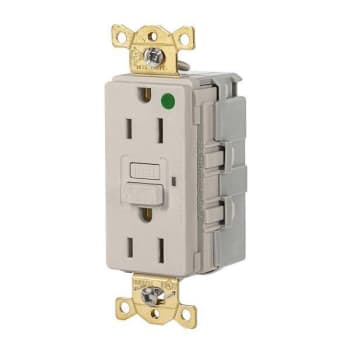 Image for Hubbell Devices 15amp 125v Snapconnect Gfci Receptacle Light Almond from HD Supply