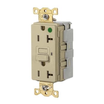 Image for Hubbell Devices 20amp 125v Snapconnect Gfci Receptacle Ivory from HD Supply