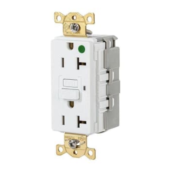 Hubbell Devices 20amp 125v Snapconnect Gfci Receptacle White