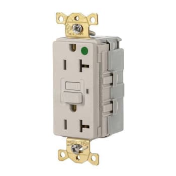 Image for Hubbell Devices 20amp 125v Snapconnect Gfci Receptacle Light Alomond from HD Supply