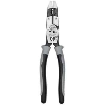 Image for Klein Tools Hybrid Pliers With Crimper, Fish Tape Puller And Wire Stripper from HD Supply