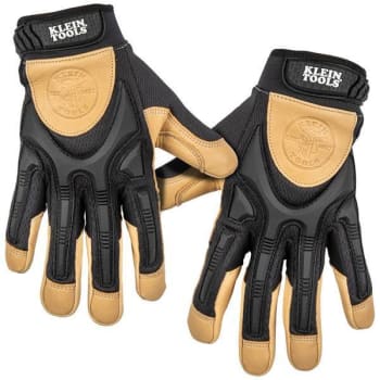 Image for Klein Tools Leather Work Gloves, Large, Pair from HD Supply