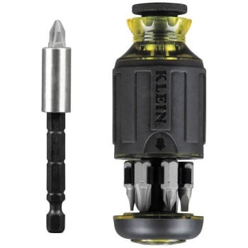 Image for Klein Tools 8-In-1 Multi-Bit Adjustable Length Stubby Screwdriver from HD Supply