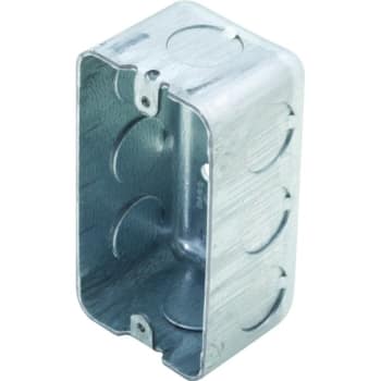 Image for Hubbell 4 X 2 In 1-Gang 1-7/8 In Deep Drawn Handy Box W/ Raised Ground from HD Supply