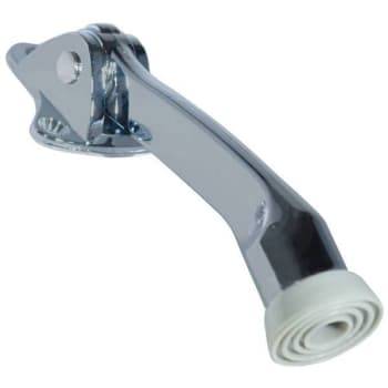 4 In Standard Kick-Down Door Holder (5-Pack) (Satin Nickel)