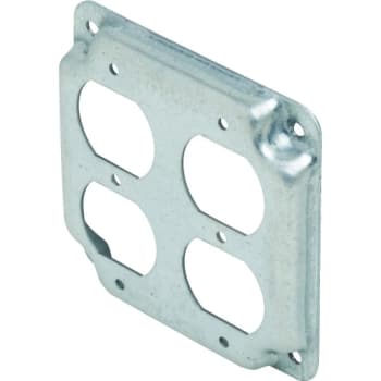 Image for Hubbell 4 In Exposed Work 2-Duplex Square Cover from HD Supply