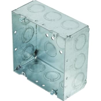 Image for Hubbell 4-11/16 in Square 2-1/8 in Deep Steel Welded Electrical Box w/ 1/2 in KO from HD Supply