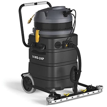 24 Gal V-Wd-24p Wet/Dry Vacuum With Pump And Front Mount Squeegee