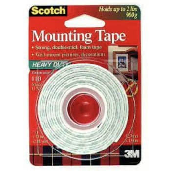 Image for 3M 0.5 In. X 6.25 Ft. Permanent Mounting Double-Sided Poster Tape (White) from HD Supply