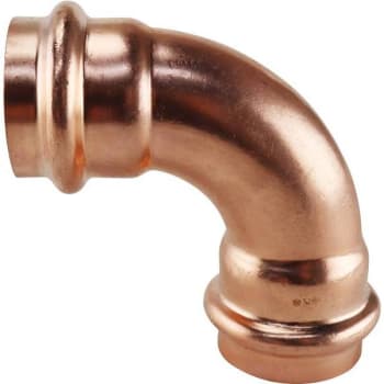 Image for Apollo 1 in. x 1 in. Copper 90-degree Press x Press Elbow Fitting from HD Supply