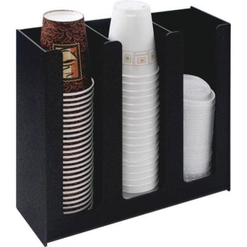Vertiflex 3-Column Cup And Lid Holder Organizer