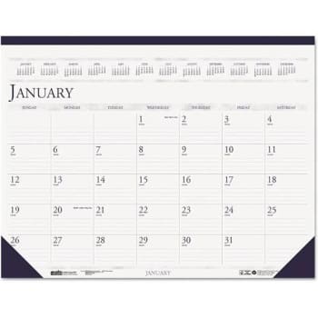 House Of Doolittle 22 In. X 17 In. 2-Color Monthly Desk Pad Calendar